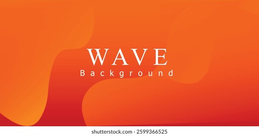 Abstract colorful orange curve background

