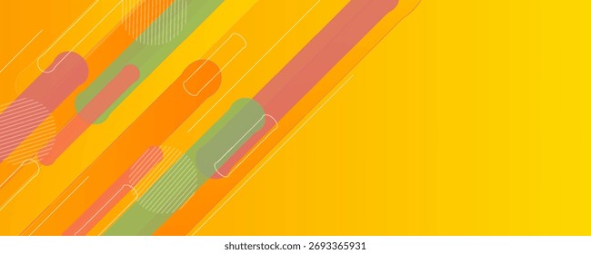 Abstract colorful orange dynamic background. Modern geometric banner background. Beautiful vector design for templates, banners, covers, websites, pages, and headers