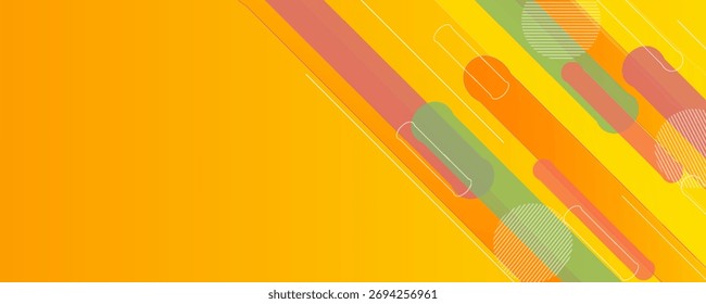 Abstractas fondo dinámico naranja colorido. Fondo de Anuncio geométrico moderno. Hermoso diseño de Vector para Plantillas, Anuncios, cubiertas, Sitios web, páginas y encabezados