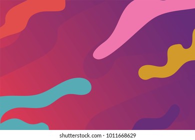 Abstract colorful organic background template. Usable for wallpaper,business card, poster,background,brochure and flyer template. Vector EPS 10.