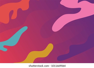 Abstract colorful organic background template. Usable for wallpaper,business card, poster,background,brochure and flyer template. Vector EPS 10.