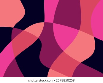 Abstract colorful organic mosaic illustration design background. 