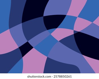 Abstract colorful organic mosaic illustration design background. 