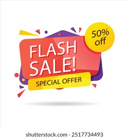 abstract colorful origami flash sales background