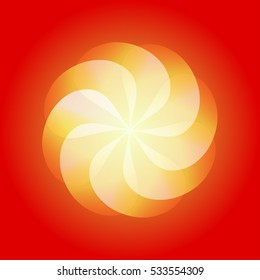 Abstract colorful ornament. Vector element for design.