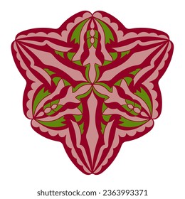Abstract colorful ornament. Vector illustration. 
