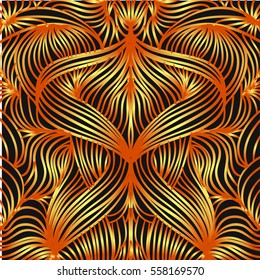 Abstract colorful ornamental vector background.