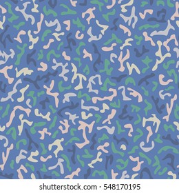 Abstract colorful ornate grained texture. Seamless pattern. Vector background.