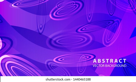 Abstract colorful oval background with gradient color - vector