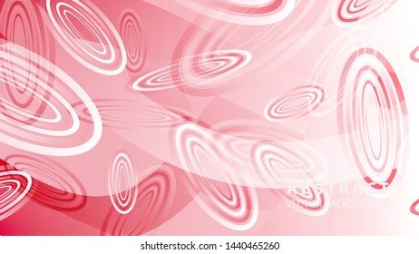 Abstract colorful oval background with gradient color - vector