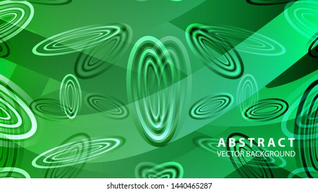 Abstract colorful oval background with gradient color - vector