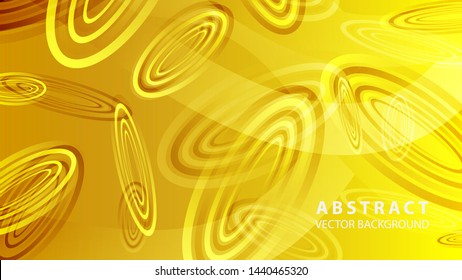 Abstract colorful oval background with gradient color - vector