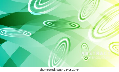 Abstract colorful oval background with gradient color - vector