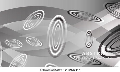 Abstract colorful oval background with gradient color - vector