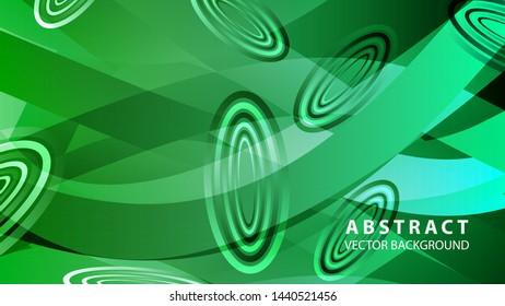 Abstract colorful oval background with gradient color - vector