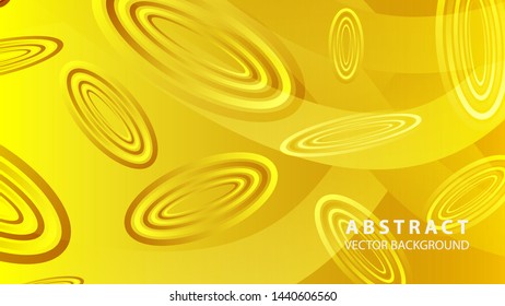 Abstract colorful oval background with gradient color - vector