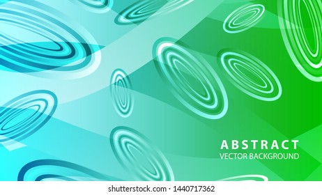 Abstract colorful oval background with gradient color - vector