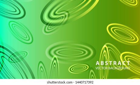 Abstract colorful oval background with gradient color - vector