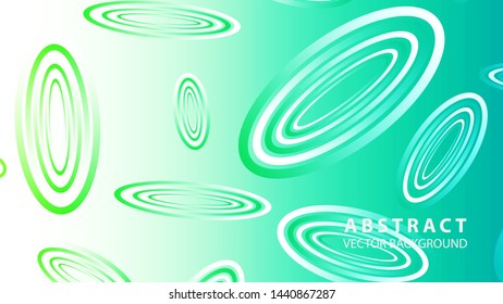 Abstract colorful oval background with gradient color - vector