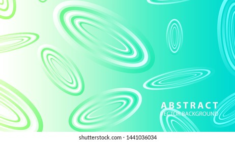 Abstract colorful oval background with gradient color - vector