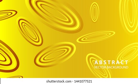 Abstract colorful oval background with gradient color - vector