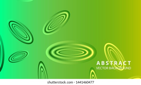 Abstract colorful oval background with gradient color - vector