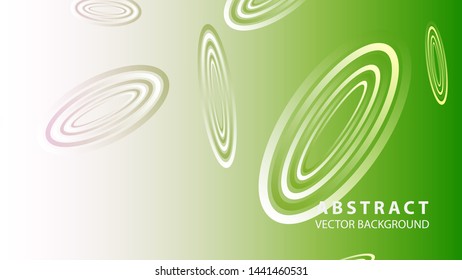 Abstract colorful oval background with gradient color - vector