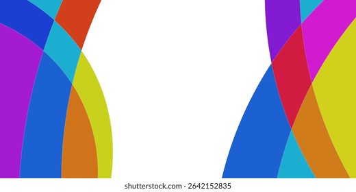 Abstract colorful overlapping shapes (18)