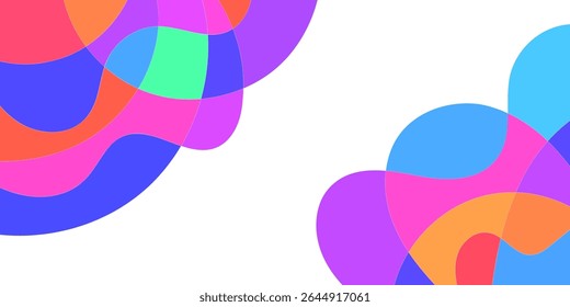 Abstract colorful overlapping shapes (22)