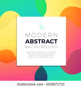 Abstract colorful overlay gradient sign board background