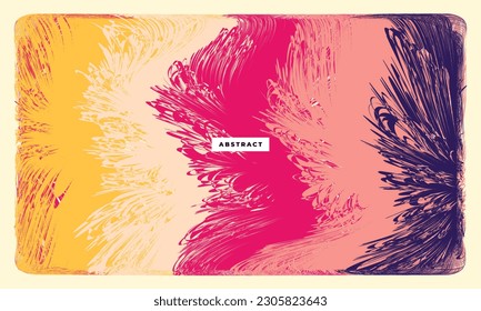 Abstract colorful paint background template copy space for poster, landing page, banner, or cover. Fluid backdrop design concept.