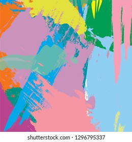 abstract colorful paint brush and scribble texture pattern. colorful nice brush strokes and hand drawn for your design. modern beautiful grunge and stripes pattern. vector illustration