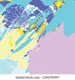 abstract colorful paint brush and scribble texture pattern. colourful nice brush strokes and hand drawn for your design. modern beautiful grung and stripes pattern. vector illustration 