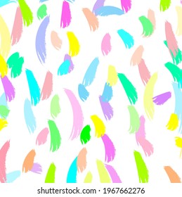 Abstract colorful paint brush and  scribble lines pattern background. Creative brush strokes and hand drawn backdrop.  beautiful grunge and stripes for your design.