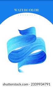 Abstract colorful paint brush stroke pattern