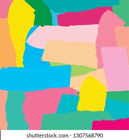 Abstract colorful paint brush and strokes, scribble pattern background. colorful nice brush strokes and hand drawn for your design. modern beautiful grunge and stripes pattern