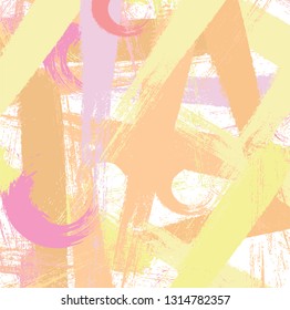 Abstract colorful paint brush and strokes, scribble pattern background. creative colorful nice brush strokes and hand drawn for your design. modern beautiful grunge and stripes pattern