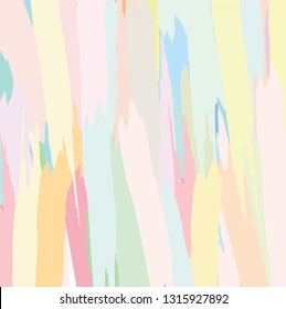 Abstract colorful paint brush and strokes, scribble pattern background