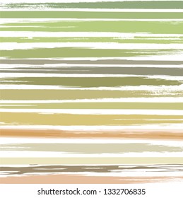 Abstract colorful paint brush and strokes, scribble horizontal lines pattern background
