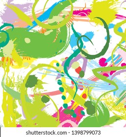 Abstract colorful paint brush and strokes, scribble lines pattern background. modern beautiful grunge and stripes pattern background. creative colorful nice brush strokes and hand drawn background.