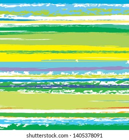 Abstract colorful paint brush and strokes, scribble horizontal lines pattern background. creative colorful nice brush strokes and hand drawn with horizontal lines background