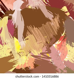 Abstract colorful paint brush and strokes, scribble lines pattern background. creative colorful nice brush strokes and hand drawn background. modern beautiful grunge and scribble pattern