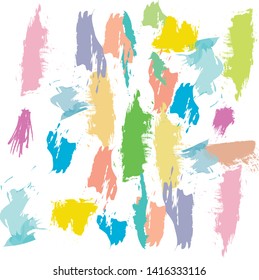 Abstract colorful paint brush and strokes, scribble pattern background. creative colorful nice brush strokes and hand drawn background. modern beautiful grunge and strokes backdrop.