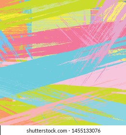 Abstract colorful paint brush and strokes, stripes pattern background. colorful nice brush strokes and hand drawn background. modern beautiful grunge and scribble pattern background