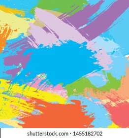 Abstract colorful paint brush and strokes, scribble pattern background. colorful nice brush strokes and hand drawn background. modern beautiful grunge and stripes pattern background
