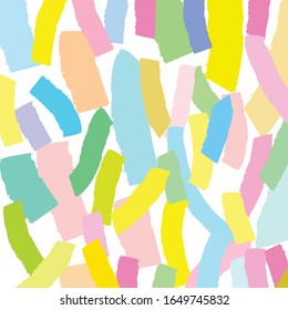 Abstract colorful paint brush and strokes, scribble pattern background. creative nice  hand drawn with strokes of paint backdrop.  modern beautiful grunge and stripes for your design