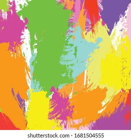 Abstract colorful paint brush and strokes, scribble pattern background. colorful nice hand drawn for your design. modern beautiful grunge and stripes backdrop