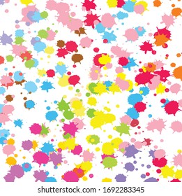 Abstract colorful paint brush and strokes, flick pattern background. colorful nice  hand drawn  for your design. modern beautiful grunge and stripes 