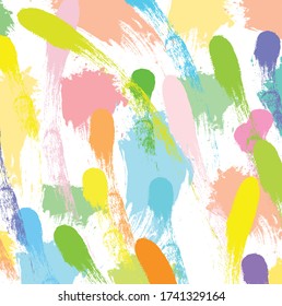 Abstract colorful paint brush and strokes, scribble pattern background. colorful nice hand drawn for your design. modern beautiful grunge and stripes backdrop