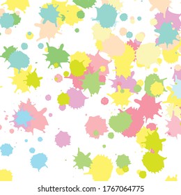 Abstract colorful paint brush and strokes, splash colour pattern background. creative nice hand drawn and flick colour  for your design.